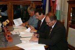 Podpis pogodbe Slatina - Lutrje - Ponkvica 1/2